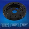 RULLINE 0.5" Steering Wheel Hub Adapter Conversion Spacer 6 Hole to 3 Hole Grant Adapter Boss Kit Black
