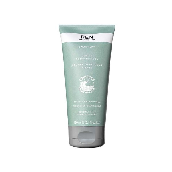 REN Clean Skincare Evercalm Gentle Facial Cleansing Gel - Non-Stripping Gel Cleanser, Proven to Instantly Leave Skin Feeling Fresh & Comfortable, Formulated for Sensitive, Oily or Combination Skin