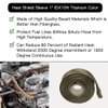 Heat Shield Sleeve 1" IDX10' Fuel Line Heat Shield Auto Hose Spark Plug Wire Cover Protectors Boots Roll 2500 Degree for Car&Auto Wire Loom Brake Cable