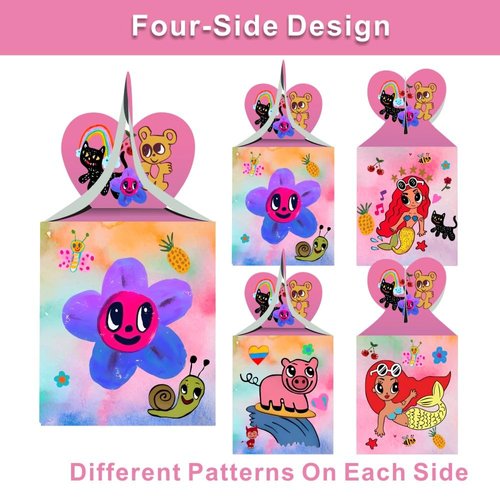 Vibbint 12pcs Manana Sera Bonito Party Favor Gift Boxes, Manana Sera Bonito Birthday Party Supplies for Girls Party Decorations