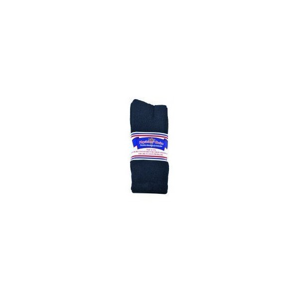 6 pair 10-13 Physicians Choice Black Crew Socks
