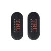 TRU BARBER HAIR GRIPPERS ® 3 COLORS BUNDLE PACK 6 PCS for Men and Women - Salon and Barber, Hair Clips for Styling, Hair holder Grips (Black/Red/Black)