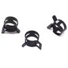 SWZHAI 50 Pcs 1/2 ID Spring Hose Clamp, 12mm Spring Band Hose Clamp Fuel Line Clamp Black Water Pipe Tubing Spring Clips for Tubing Fuel Hose Water Pipe, Fit 12.5-13mm OD