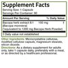 Bronson Bacopa (1200mg Equivalent from 8:1 Extract) Supports Healthy Brain Function and Mental Performance, Traditional Herb, Non-GMO, 90 Vegetarian Capsules