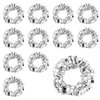 12pcs Disco Scrunchies, Disco Ball Sequin Hair Tie Metallic Scrunchies Silver Hair Bobbles Elastics Ponytail Holders Sparkly Hair Accessories Part for Girl Women Retro 70s 80s Disco Theme Party Favor