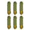 GEERTOP 6 Pack 5 mm Ultralight Tent Guy Lines Camping Ropes with Aluminum Tensioner for Tent, Tent Tarp Shelter