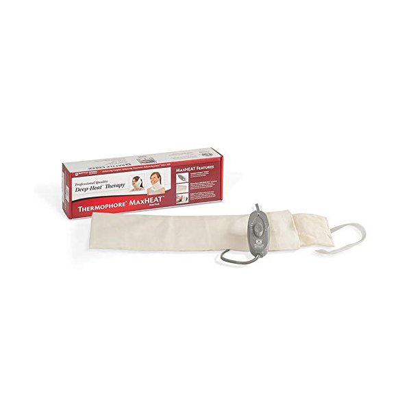 Battle Creek Equipment Thermophore MaxHEAT? Moist Heating Pad - Petite/4" x 17" Model 177 Black