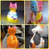 T-Antrix Paint Your Own Cat Lamp Kit- Painting kit for Kids 6-12, DIY Cat Crafts Night Light for Girls Boys Ages 3+ Arts and Crafts Supplies for Kids Ages 8-12