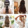 6 PCS Silk Hair Ribbons,Satin Ribbon Bows for Hair Coquette,Hair Ribbon Clip,Bows Coquette,Hair Ribbon Ties,Hair Bow Set for Women,Long Hair Cute Bows for Teens Girls,Pastel Hair Bows Bulk