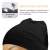 DONNA Real Fit Spandex Cap 1pc Headband wig Human Hair, Wig Cap for Women Black