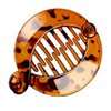 3Pcs Resin Banana Hair Clips Small Banana Hair Combs Fishtail Hair Clip Side Comb Round Ponytail Holder for Women Girl Hair Accessories