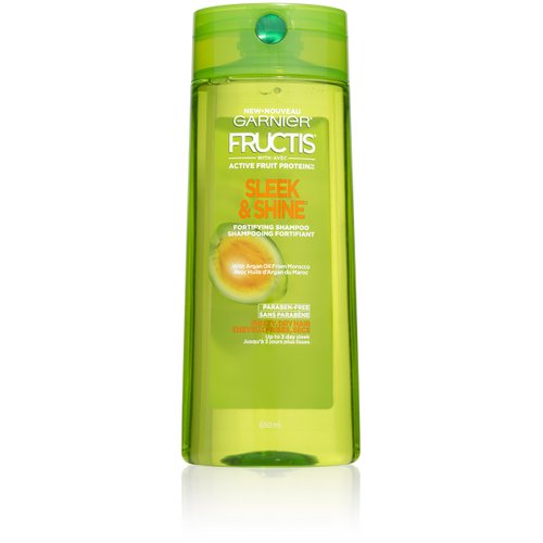 Garnier Fructis Sleek and Shine Shampoo, Frizzy, Dry, Unmanageable Hair, 22 fl; oz.