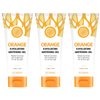 Orange Exfoliating Gel, orange exfoliating gel scrub,Deep Cleansing Moisturizing Facial Exfoliator, Size 50ml, 1.7 Fl Oz (Pack Of 3)