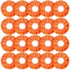 WILLBOND 20 Pcs Cheer Scrunchies Cheer Hair Accessories Cheerleading Hair Ties Elastic Scrunchies Hairband Cheerleading Gifts for Girls Women Team Sport Player Gift Birthday Party (Orange)