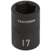 CRAFTSMAN Shallow Impact Socket, Metric, 1/2-Inch Drive, 17mm (CMMT15865)