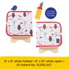 Jaq Jaq Bird Doodle It and Go Activity Book | Erasable and Reusable Chalk Board Book | for Drawing and Creative Play | Portable & Mess-Free | Includes Dust-Free Chalk