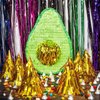 BLUE PANDA Avocado Pinata for Cinco De Mayo Party Decorations, Mexican Fiesta (Small, 15x10.5x6.5 in)