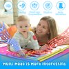 2-in-1 Musical Mat Toys for 1 2 3 4 5 Year Old, Piano Keyboard & Drum Set with 2 Drum Sticks, Early Educational Musical Learning Toys Birthday for 1 2 3 4 5 Year Old Girls & Boys, Pink