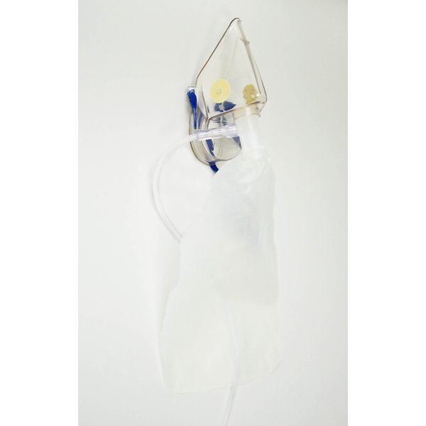 Adult Oxygen Mask, High Concentration, 5 Pack (Westmed #0367)