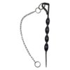 Monarch Rain Chains 15005, Black/Stainless Steel Powder Coated Iron Rain Chain Anchoring Stake, Bla