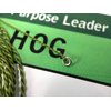 BIG HOG (4-6wt) medium all-purpose fly leader - Dries/Streamer/Nymph (Quality Moonlit Furled Leader made in The USA)
