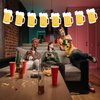 Beer Birthday Banner Beer Mug Pennant Banner for Beer Party and Birthday Wedding Party Supplies