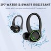 for Sony Xperia 5 II Wireless Earbuds Bluetooth Headphones 48hrs Play Back Sport Earphones with LED Display Over-Ear Buds with Earhooks Built-in Mic - Black