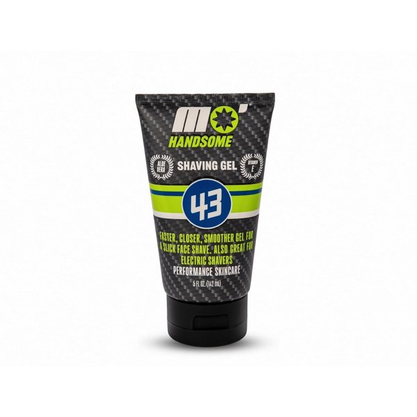 Mo' Handsome Premium Shave Gel for Men – Smooth Glide Formula for a Close Shave – Use with Razor Blades or Wet/Dry Electric Shavers – Hydrating & Skin-Soothing, Aloe Vera & Vitamin E