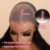 UNICE Straight Bye Bye Knots Wig Bleached Invisible Knots 7x5 Lace Front Wigs Human Hair Put on and Go Glueless Human Hair Wig Pre Plucked Pre Cut lace Natural Hairline 150% Density 22 inch