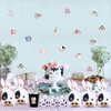 JOYMEMO 100 Pcs Cow Party Favors Supplies for Boys Girls, Include Keychains Stickers Cow Treat Goodie Bags Pens, Cow Theme Birthday Baby Shower Party Farmhouse Decorations