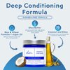 Elon Essentials Deep Conditioning Hair Mask – Hair Treatment Masks w/Shea Butter, Biotin, Argan & Coconut Oil – Hydrating Hair Mask for Dry Damaged Hair to Restore Shine & Silkiness (8 oz)