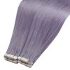 Sunny Hair Purple Tape in Hair Extensions 10Pcs Tape in Hair Extensions Human Hair Purple Hair Extensions Real Human Hair Straight Hair for Cosplay 20Inch