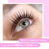 Libeauty Eyelash Lift Rods, 14Piece Lash Glue Wax for Eyelash Perm with Reusable Lash Lift Ribbon Salon Grade Liquid Silicone Eyelash Curler Tools
