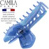 Camila Paris CP3317 French Hair Clip for Women Thick Hair for Long Curly Wavy Hair, Blue, Girls Hair Claw Clips Fashion Styling Hair Accessories for Women, Strong Hold No Slip Grip, Made in France