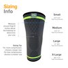 NatraCure Knee Compression Sleeve, Single Wrap - (Size: Medium) - Knee Braces and Knee Brace for Meniscus Tear, Arthritis, Injury, Running, and Joint Pain - Best Knee Brace, Knee Support For Men