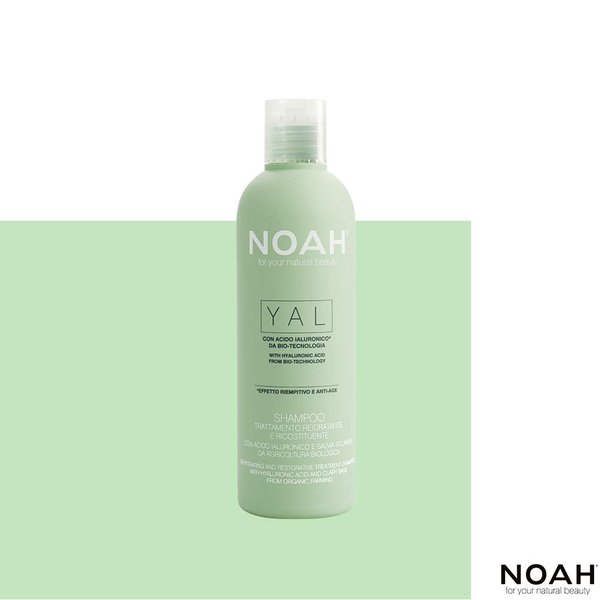NOAH Yal Thyme + Hyaluronic Acid Shampoo and Conditioner Set, Cruelty Free, Vegan, Anti-aging, Detangling, Fortifying and Moisturizing - Hair Care for Natural Beauty - 8.5 fl.oz (250 ml) Each