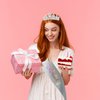 BAHABY Birthday Crown for Women It's My Birthday Sash & Rhinestone Tiara Set Princess Birthday Sash and Tiara for Women Birthday Decorations (Silver)