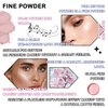 Fusang Pink Setting Powder,Oil Control Makeup Powder Shimmer Loose Powder, Long-lasting Makeup Setting Powder