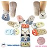 Baby Toddler Girls Grip Socks Non-Slip Gripper Socks Anti Slip Strap Socks 1-3 Year Old Gift Gripper Socks Animal Cartoon Little Girl Yoga Socks