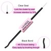 Eyelash Extension Kit Lash Clusters Kit Lash Bond and Seal Waterproof Lash Tweezers Individual Lashes Kit DIY Lash Extension Kit Eyelash Glue Remover Brush (Set 30D/40D-0.07D-9-16Mix)