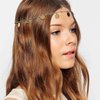 Dreamyn Vintage Coins Head Chain Gold Sequins Hair Jewelry Gypsy Cosume Hair Chain Jewelry for Women and Girls