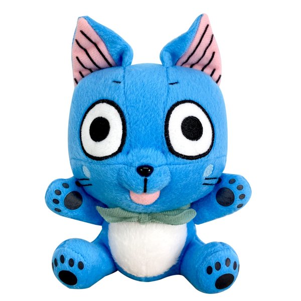 Great Eastern Animation Fairy Tail GE-52130 Small Sitting Happy Stuffed Plush, Multi-Colored, 5.5"