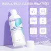 AIJIMEI Nail Brush Cleaner Gel Restorer Solution Acrylic Nail Brush Cleaner Gel Quickly Clean for Acrylic Nail Brushes,Glitter Gel Nail polish Brushes,Builder Hard Gel Brush (60ML)
