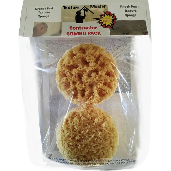Knockdown Texture and Orange Peel Texture Sponges- Contractor Combo Pack