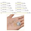 2000Pcs Assorted Head Pins Set for Jewelry Making,Jewelry Head Pins Kit Includes 1000Pcs Ball Head Pins 1000Pcs Flat Head Pins Eye Pins for Jewelry Finding,DIY Craft(Silver,Gold)