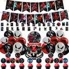 AM/Z Venom 2 Party Decorations,Venom 2 Birthday Party Supplies For Venom Party Supplies Includes Banner - Cake Topper - 12 Cupcake Toppers - 18 Balloons - 30 Venom Stickers