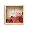 Increased Fire Shadow Box Frame 6x6 Shadow Box Display Case with Linen Back of Awards Memorabilia Flower, Pictures, Keepsakes、Bouquet、Medals and More Photos Memory Box