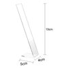 lasenersm 4 Pieces Clear Acrylic Hair Clip Display Stand L-Shaped Hairpin Display Holder Barrette Display Stand Holder Hair Clip Organizer Stand Holder, Transparent