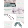 AARainbow 2 Packs Long Stretch Back Sponge with Rope Handles Back Scrubber Bath Shower Mesh Sponge Exfoliating Body Scrub Stretch Braided Loofah for Men and Women (2 Gray)