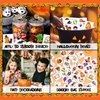 U-Goforst 200 Sheets Halloween Tattoos for Kids, Glow in The Dark Halloween Party Favors, Halloween Temporary Tattoos Goodie Goody, Halloween Treats Bag Stuffers Gift Bulk